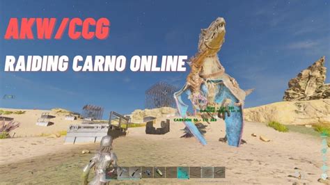 Raiding Our First Carno Online Ark Asa Pvp Survival Ascended Official Small Tribes Akw Ccg