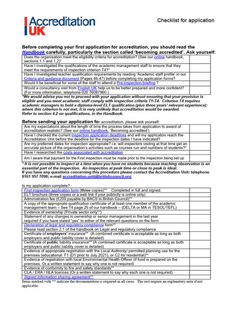 application checklist     diploma business