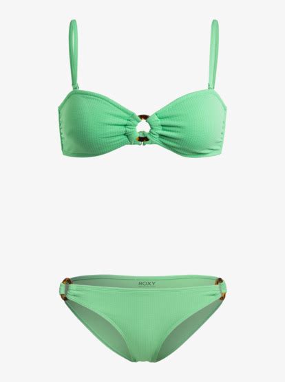 Color Jam Conjunto De Bikini Bandeau Para Mujer Roxy