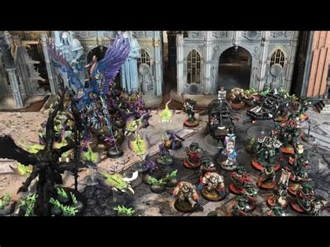 Chaos Daemons Vs Dark Angels Kreuzzug Warhammer K Battle