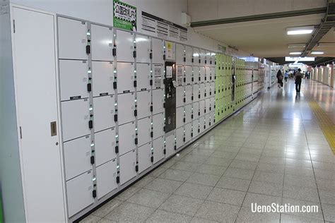 Lockers and Baggage Storage in Ueno – Ueno Station