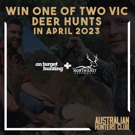 Win One Of Two Vic Guided Deer Hunts Hunting Trips Australia