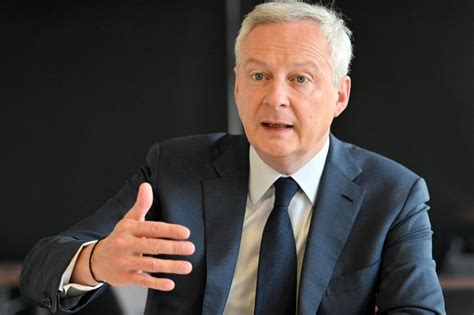 Le ministre de lÉconomie Bruno Le Maire vient en Finistère en fin de