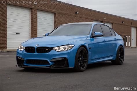 Yas Marina Blue F80 BMW M3 Driving Past BenLevy