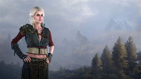 Wallpaper Video Game Musim Dingin The Witcher Cirilla Fiona Elen