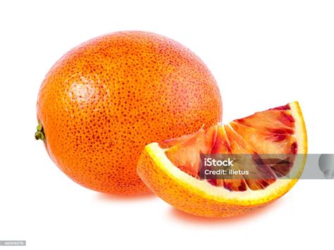 Red Orange Fruit Isolated On White Stock Photo Download Image Now