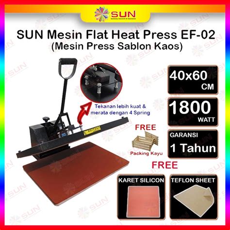 Jual Mesin Press Sablon Kaos Digital Premium Ef Ef X Untuk