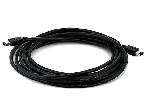 Monoprice Ieee Firewire I Link Dv Cable P P M M Ft Black