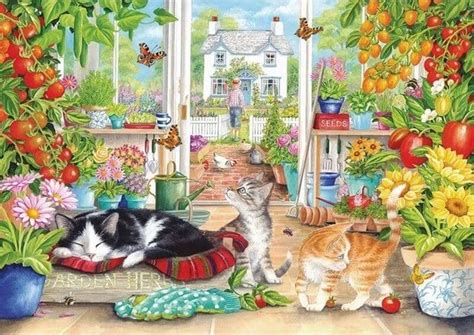 Chatons Dans Le Jardin Puzzle Factory