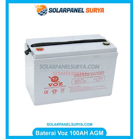 Jual Battery VRLA AGM Aki VRLA Aki Solar Cell VOZ AGM 12v 100ah