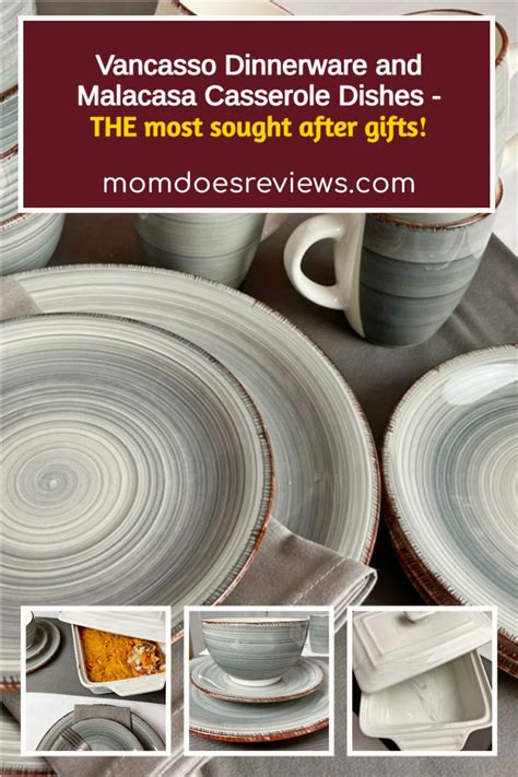 Vancasso Dinnerware And Malacasa Casserole Dishes Are Perfect For