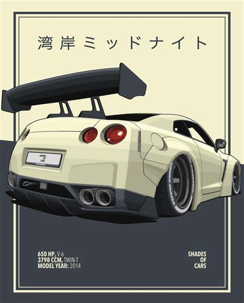 Nissan GTR Back End View