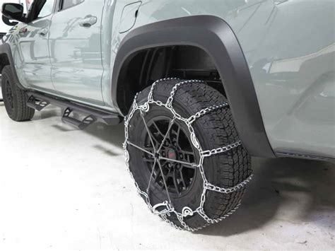 2019 Toyota Tacoma Titan Chain Tire Chains W Cams Ladder Pattern