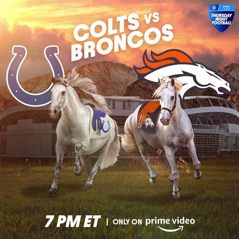 NFL On Prime Video On Twitter Giddy Up We Re Heading To Denver