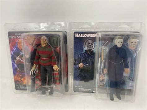 Lot Of 2 Neca Cloth Retro Style 8 Action Figures Michael Myers