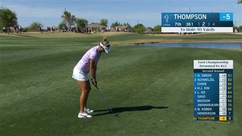 Lexi Thompson Second Round Highlights 2024 Ford Championship