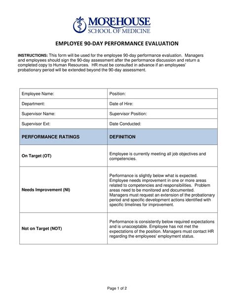 Free Printable Day Review Evaluation Templates Word Pdf