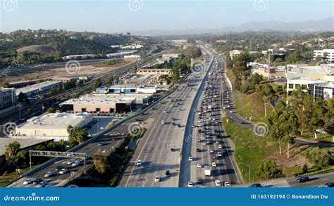 Aerial View Of The San Diego Freeway Stock Footage Video Of Aerial