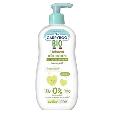 Carryboo Soins Liniment Ol O Calcaire Huile D Olive Bio Ml Pas Cher