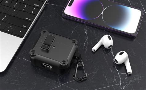 R Fun For Airpods 3rd Generation 2021 Charging Case Cover Full Drop Protection Auto