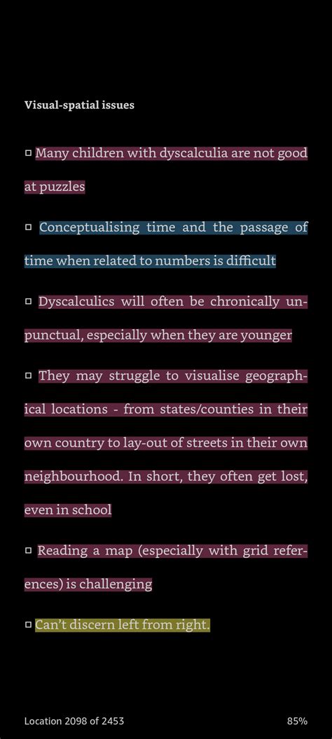 This Is My Dyscalculia Checklist Rdyscalculia