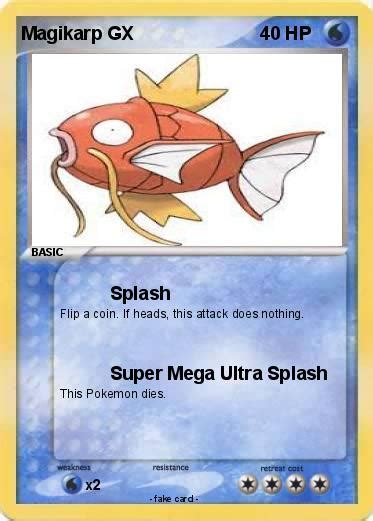 Pokémon Magikarp GX 16 16 Splash My Pokemon Card