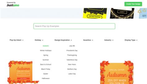 How To Find Hundreds Of Pop Up Design Examples That Convert Justuno