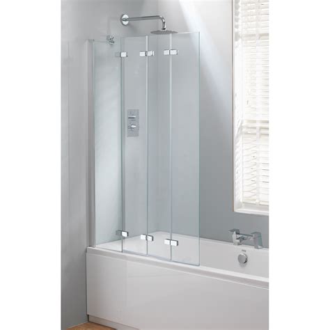 Kudos Inspire 6mm Panel In Fold Bath Screen Lh 4bascomplhs 54 Off