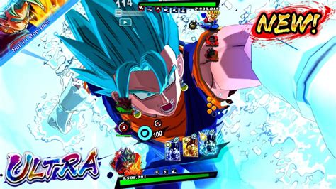 Ultra Vegito Blue On Full Screen Landscape Mode Dragon Ball Legends