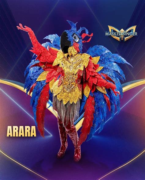 Masked singer Brasil 4 costume. Arara/macaw : r/TheMaskedSinger