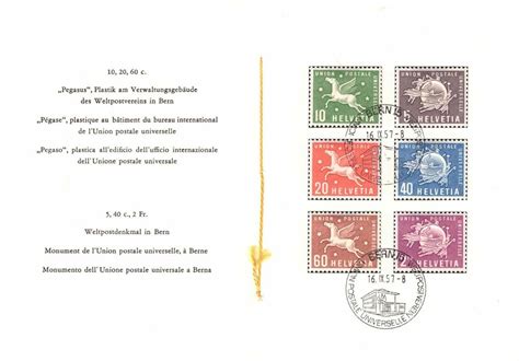 1957 Faltblatt Nummer 10 Mit ET Stempel Kaufen Auf Ricardo