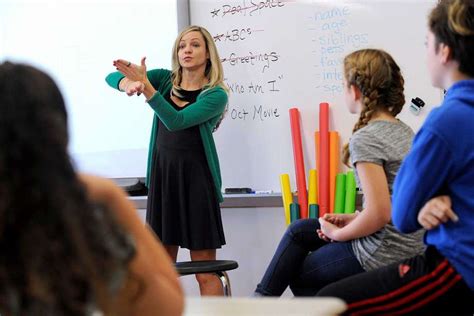 Deaf Children In Classroom