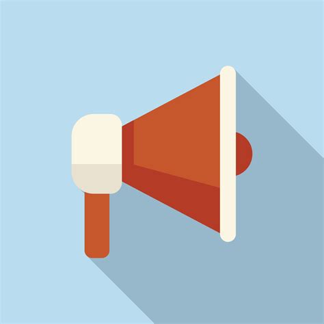 Megaphone Icon Flat Vector Computer Interface 16159470 Vector Art At