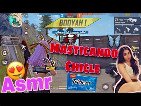 Asmr Free Fire Sonidos Mascando Chicle Mouth Sounds