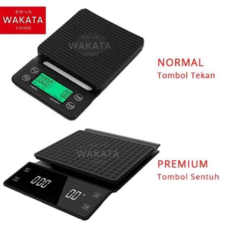 Jual Thome Timbangan Kopi Digital 3kg Timer Drip Coffee Scale V60