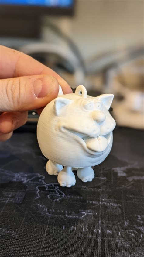 3d модель Котик с лапками для 3d принтера - скачать бесплатно 3д модель ...