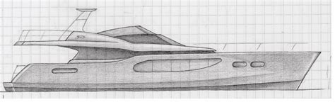 The yacht sketch | Boat Design Net