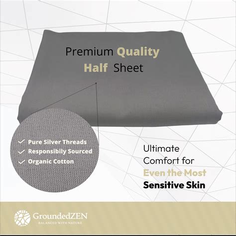 sheet organic natural cotton groundedzen