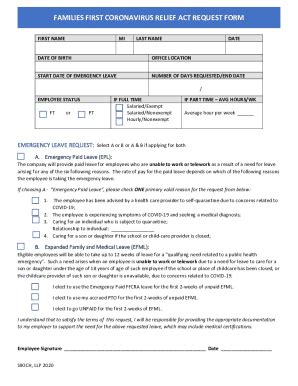 Fillable Online Ffcra Form Docx Fax Email Print Pdffiller