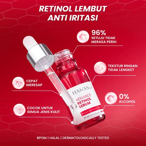 Hanasui Serum Advance Retinol Serum Ml Merah