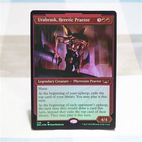 Urabrask Heretic Praetor Streets Of New Capenna SNC Foil MTG Proxy