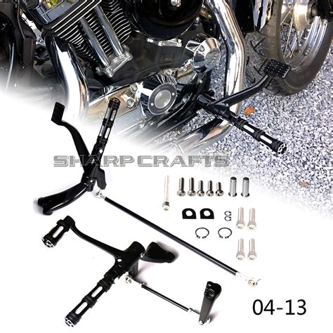 Motorcycle Forward Controls Complete Kit Pegs Levers Linkages For