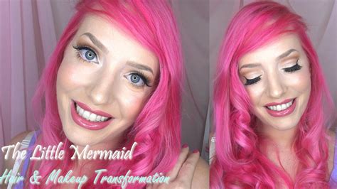 Disneys The Little Mermaid Ariel Hair And Makeup Tutorial Tints