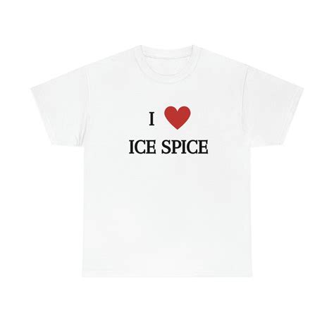 I Love Ice Spice I Heart Ice Spice Ice Spice Music Tiktok Etsy México