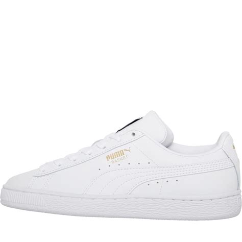 Buy Puma Junior Basket Classic Xxi Trainers Puma White