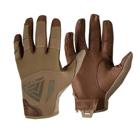 HELIKON TEX ĀDAS CIMDI DIRECT ACTION HARD GLOVES COYOTE BROWN MILBAZA