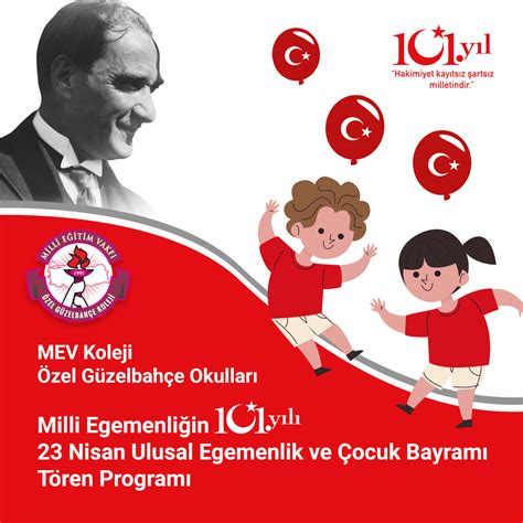 Nisan Ulusal Egemenlik Ve Ocuk Bayram Kutlama Program Mev