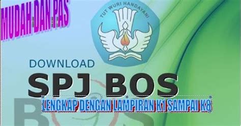 Aplikasi Spj Bos Lembar Edu