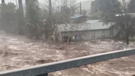 Drone Video Captures The Aftermath Of Deadly California Atmospheric River Cnn