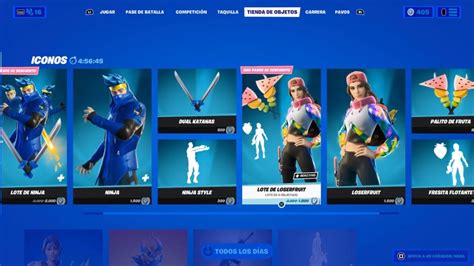 Fortnite Vuelve La Skin De Ninja Y Loserfruit En La Tienda De Hoy Youtube